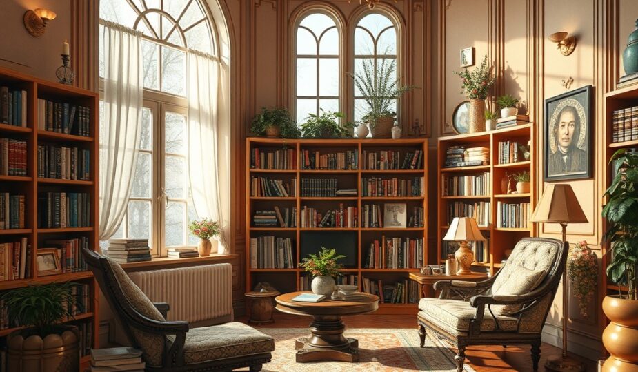 profrem64.ru | Дом для астрофизика: кабинет с книгами и телескопом profrem64.ru | Дом для астрофизика: кабинет с книгами и телескопом